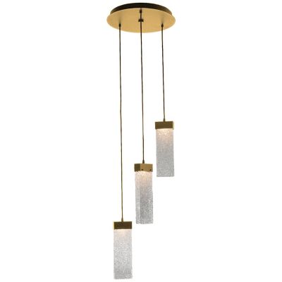 Hammerton Studio Parallel Round LED Multi-Light Pendant Light - Color: Glos