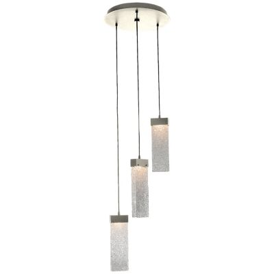 Hammerton Studio Parallel Round LED Multi-Light Pendant Light - Color: Glos