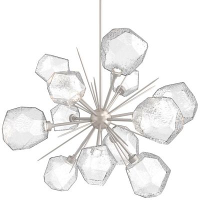 Hammerton Studio Gem Starburst LED Chandelier - Color: Bronze - Size: 48