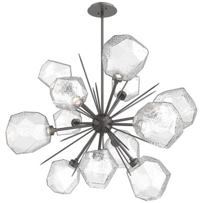 Hammerton Studio Gem Starburst LED Chandelier - Color: Silver - Size: 38 - HMS767558 - Lights The Gem Starburst Chandelier by Hammerton Studio i sku HMS767558