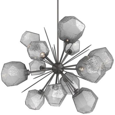 Hammerton Studio Gem Starburst LED Chandelier - Color: Grey - Size: 38 -
