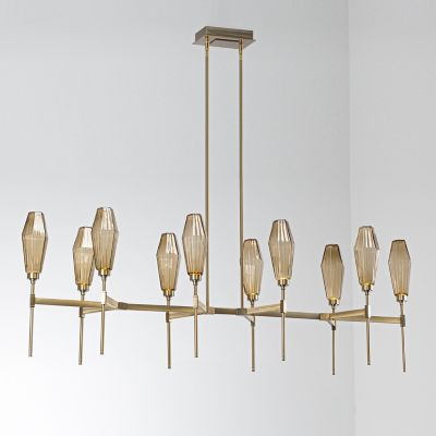 Hammerton Studio Aalto Large Linear Chandelier - Size: 10 light - PLB0049-6