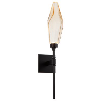 Hammerton Studio Rock Crystal Indoor Belvedere Sconce - Color: Amber - IDB0