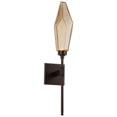 Hammerton Studio Rock Crystal Indoor Belvedere Sconce - Color: Brown - IDB0