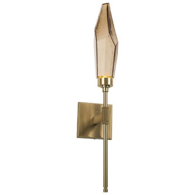 Hammerton Studio Rock Crystal Indoor Belvedere Sconce - Color: Brown - IDB0