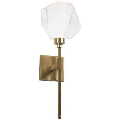 Hammerton Studio Gem Indoor Belvedere Wall Sconce - Color: Clear - IDB0039-