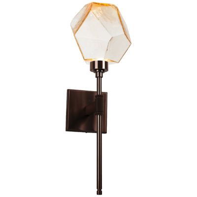 Hammerton Studio Gem Indoor Belvedere Wall Sconce - Color: Amber - IDB0039-