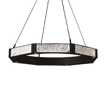 Hammerton Studio Glacier LED Ring Chandelier - Size: 48 - CHB0061-48-MB-