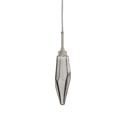 Hammerton Studio Rock Crystal LED Mini Pendant Light - Color: Glossy - Siz