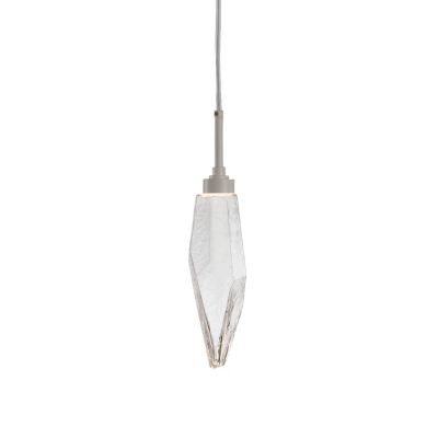 Hammerton Studio Rock Crystal LED Mini Pendant Light - Color: Glossy - Siz