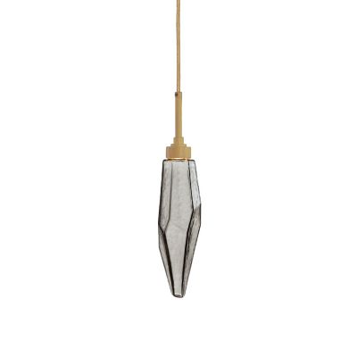 Hammerton Studio Rock Crystal LED Mini Pendant Light - Color: Glossy - Siz