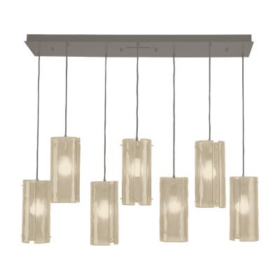 HMS1943533 Hammerton Studio Textured Glass Multi-Port Linear  sku HMS1943533