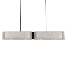 Textured Glass Linear Suspension