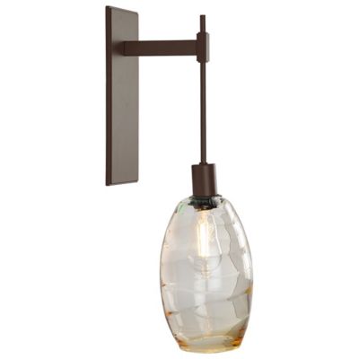 Hammerton Studio Ellisse Tempo Wall Sconce - Color: Amber - Size: 1 light -