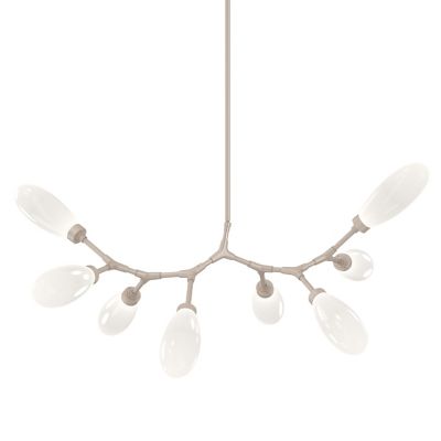 Hammerton Studio Fiori Modern Branch LED Chandelier - Color: Silver - Size: