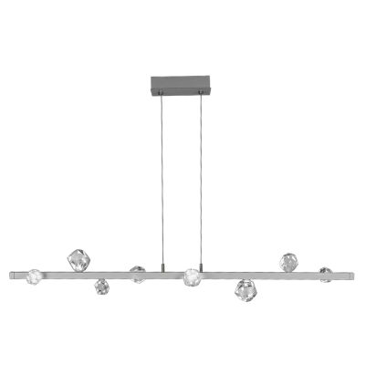 Hammerton Studio Stella LED Linear Chandelier Light - Color: Silver - PLB00