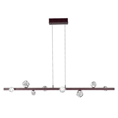 Hammerton Studio Stella LED Linear Chandelier Light - Color: Bronze - PLB00