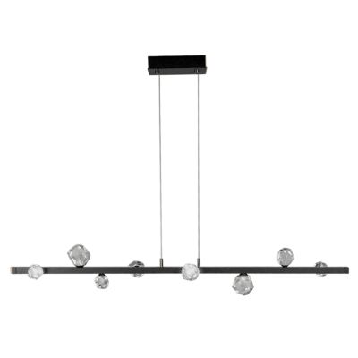 Hammerton Studio Stella LED Linear Chandelier Light - Color: Black - PLB007