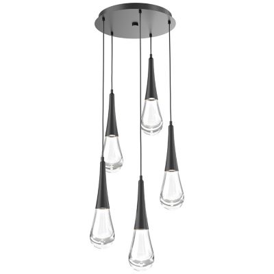 Hammerton Studio Raindrop Round LED Multi-Light Pendant Light - Color: Clea - HMS2208708 - Lights Add a stylish accent to your ceiling spaces with t sku HMS2208708