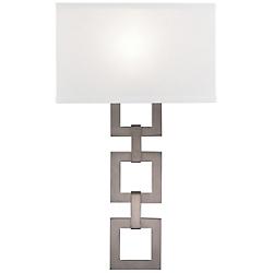 Carlyle Square Link Linen Wall Sconce