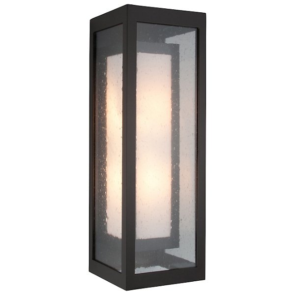 Hammerton Studio Outdoor Double Box Wall Sconce - Color: Clear - Size: 26-