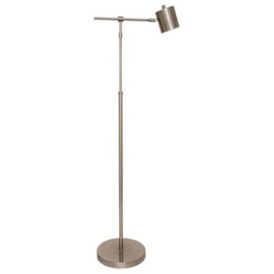 House of Troy Morris Floor Lamp in Satin Nickel