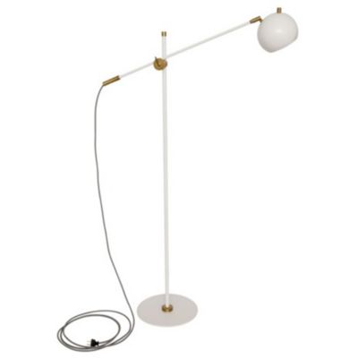 HOT1772321 House of Troy Orwell Floor Lamp - Color: White - O sku HOT1772321