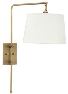House of Troy Crown Point Swingarm Wall Sconce - Color: Brass - Size: 1 lig