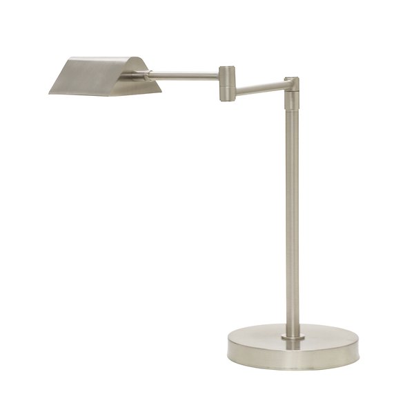 House of Troy Delta Table Lamp - Color: Satin Nickel - Size: 1 light - D150