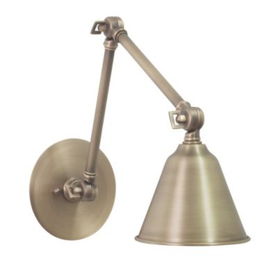 House of Troy Library Adjustable LED Wall Sconce - Color: Brass - LLED30-AB