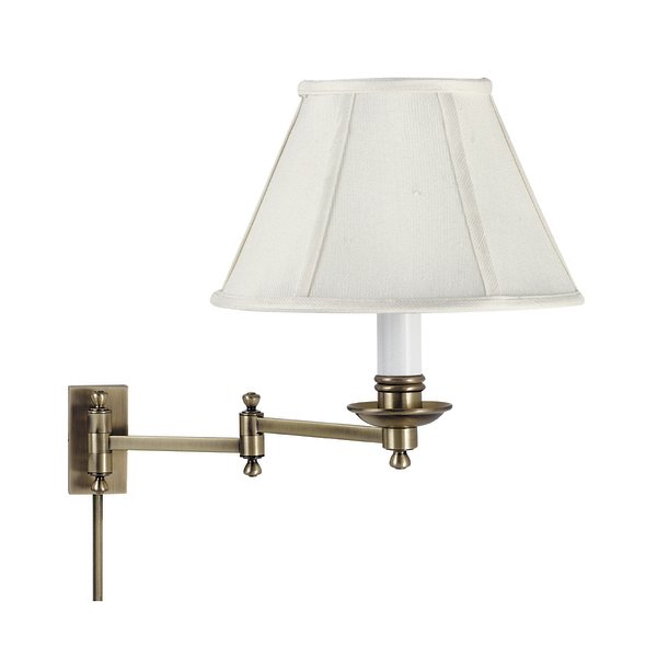 House of Troy Library Swingarm Wall Sconce - Color: Brass - Size: 1 light -