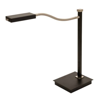 House of Troy Lewis Table Lamp - Color: Nickel - LEW850-BLK