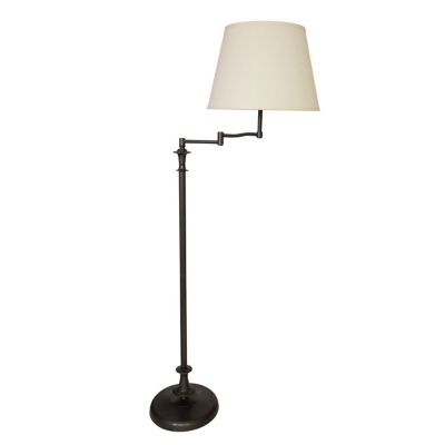 House of Troy Randolph Swing Arm Floor Lamp - Color: White - Size: 1 light 