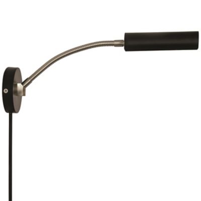 House of Troy Fusion LED Swing Arm Wall Sconce - Color: Black - Size: 1 lig