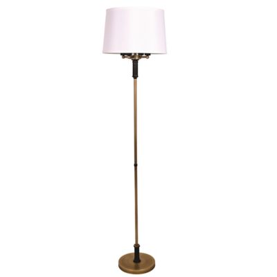 House of Troy Alpine A702 Floor Lamp - Color: Brass - A702-AB/BLK