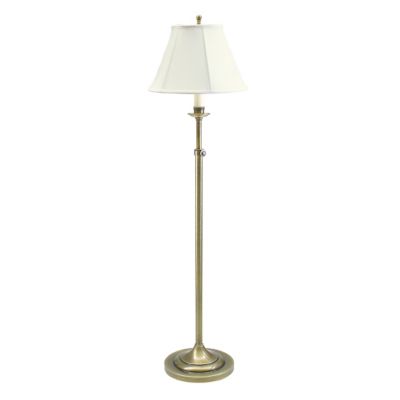 House of Troy Club Adjustable Floor Lamp - Color: Brass - CL201-AB