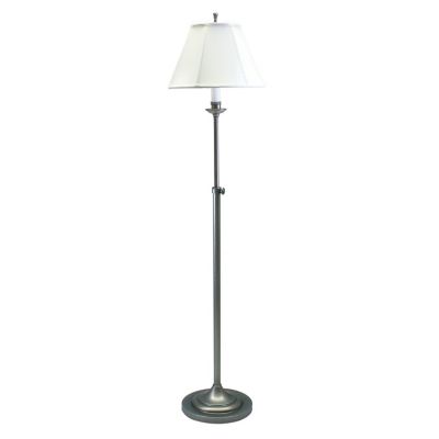 House of Troy Club Adjustable Floor Lamp - Color: Silver - CL201-AS