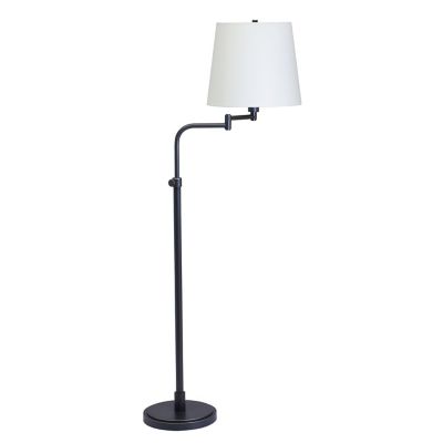 House of Troy Townhouse Adjustable Swing Arm Floor Lamp - Color: Bronze - S