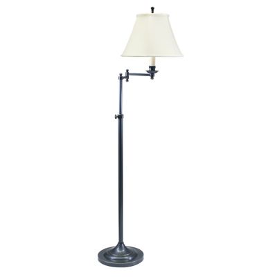 House of Troy Club Adjustable Swing Arm Floor Lamp - Color: Bronze - CL200-