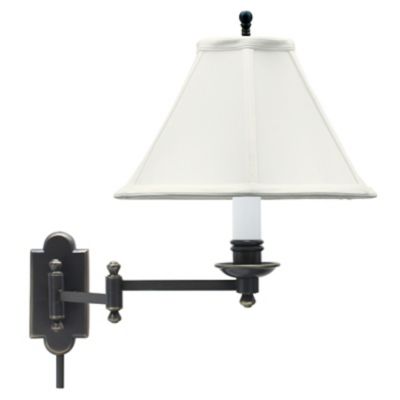 House of Troy Club Swing Arm Wall Sconce - Color: Bronze - CL225-OB