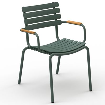Houe ReCLIPS Outdoor Dining Chair Set of 2 in Green