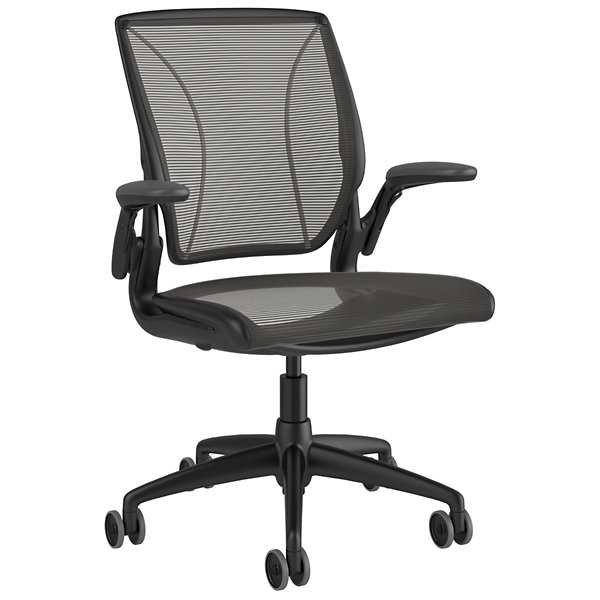 Humanscale Diffrient World Chair - Color: Black - W11BN10N10-SHNSC