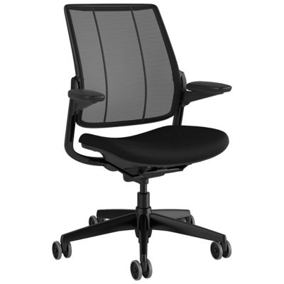 Humanscale Diffrient Smart Chair - Color: Black - S413BM10FT10XFSHNSC