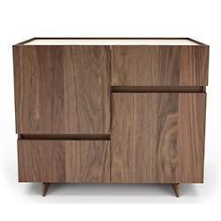 Magnolia Sideboard with Lacquered Glass Top