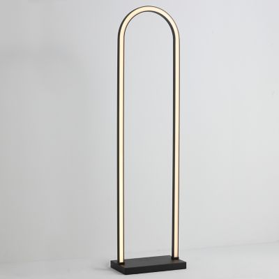 Huxe Losi LED Floor Lamp - Color: Black