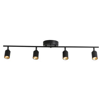 Huxe Ciero LED Track Light - Color: Black - Size: 4 light