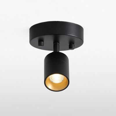 Huxe Ciero LED Wall / Flushmount Light - Color: Black