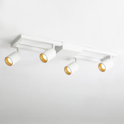 Huxe Ciero Rectangular LED Track Light - Color: White - Size: 4 light