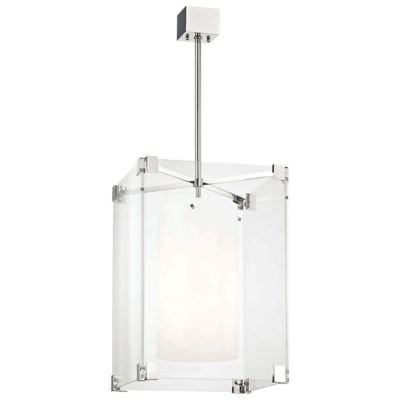 Hudson Valley Lighting Achilles Pendant Light - Color: White - Size: Large 