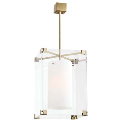 Hudson Valley Lighting Achilles Pendant Light - Color: White - Size: Large 